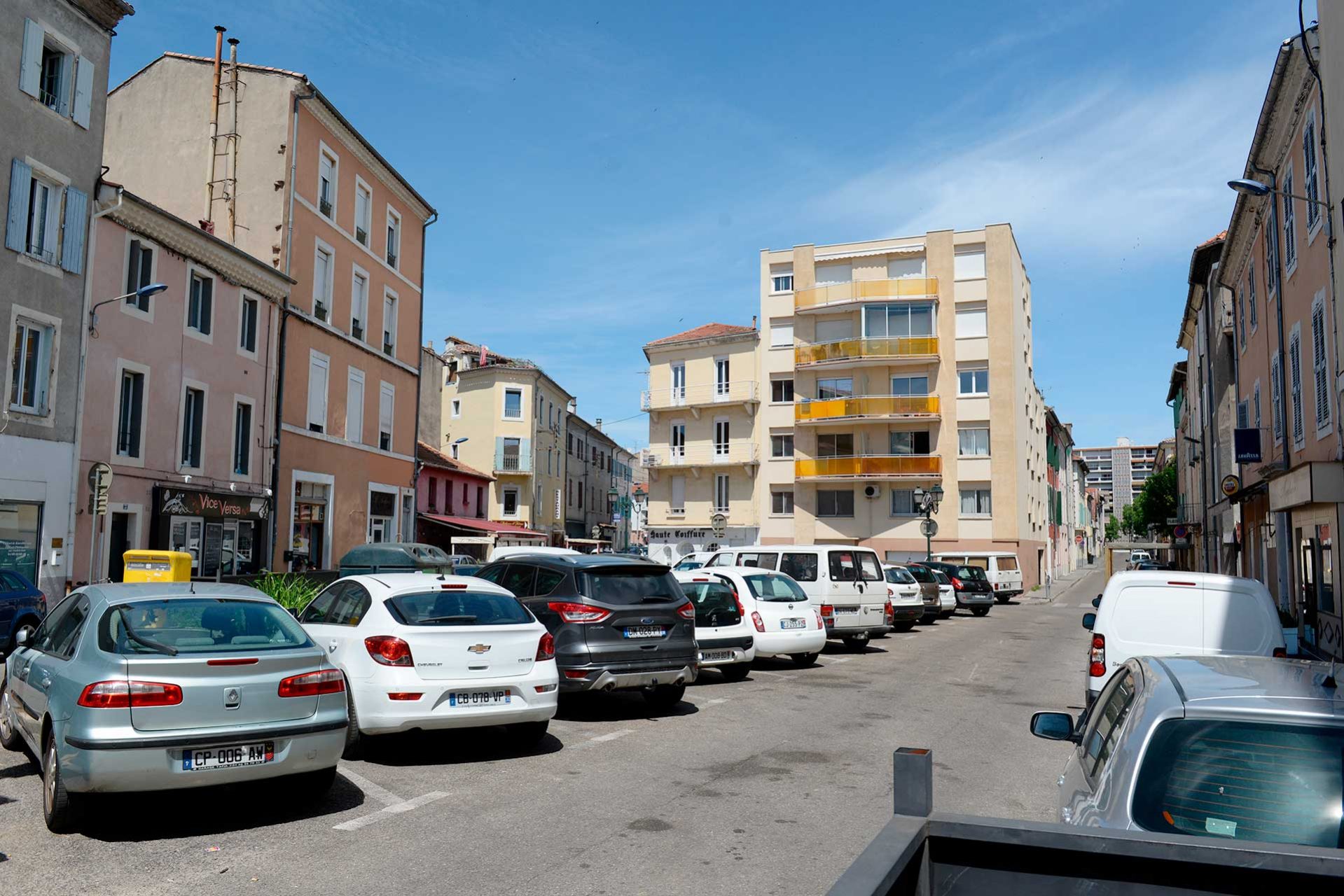 La place de la Libération avant travaux