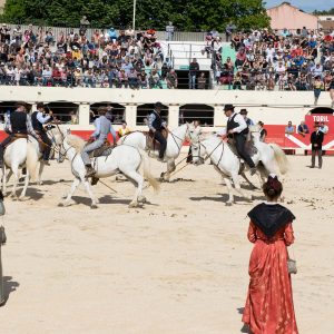 Les animations taurines, mis à part le lâcher d'anoubles et la corrida du dimanche, se sont tenues sous un soleil radieux.
