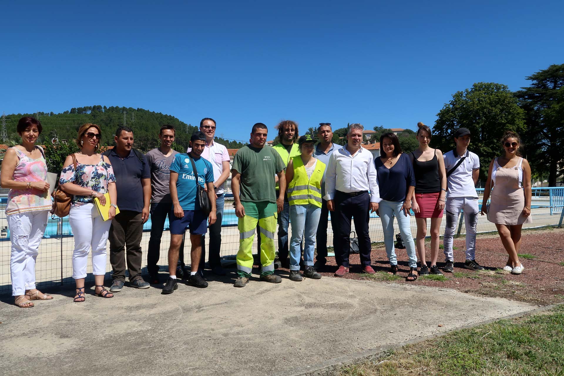 Le travail sera très largement consacré à l’embellissement du parc qui jouxte la piscine de Cauvel.