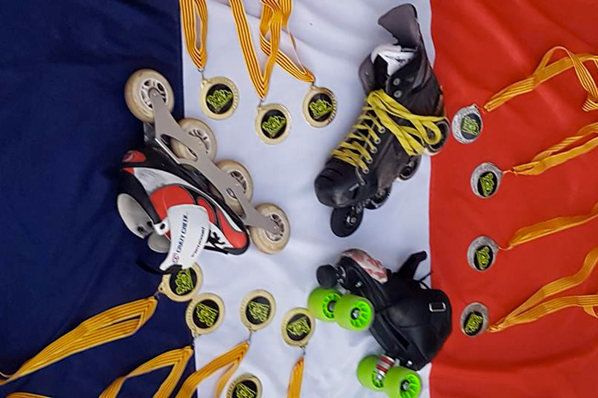Une belle collection de médailles.