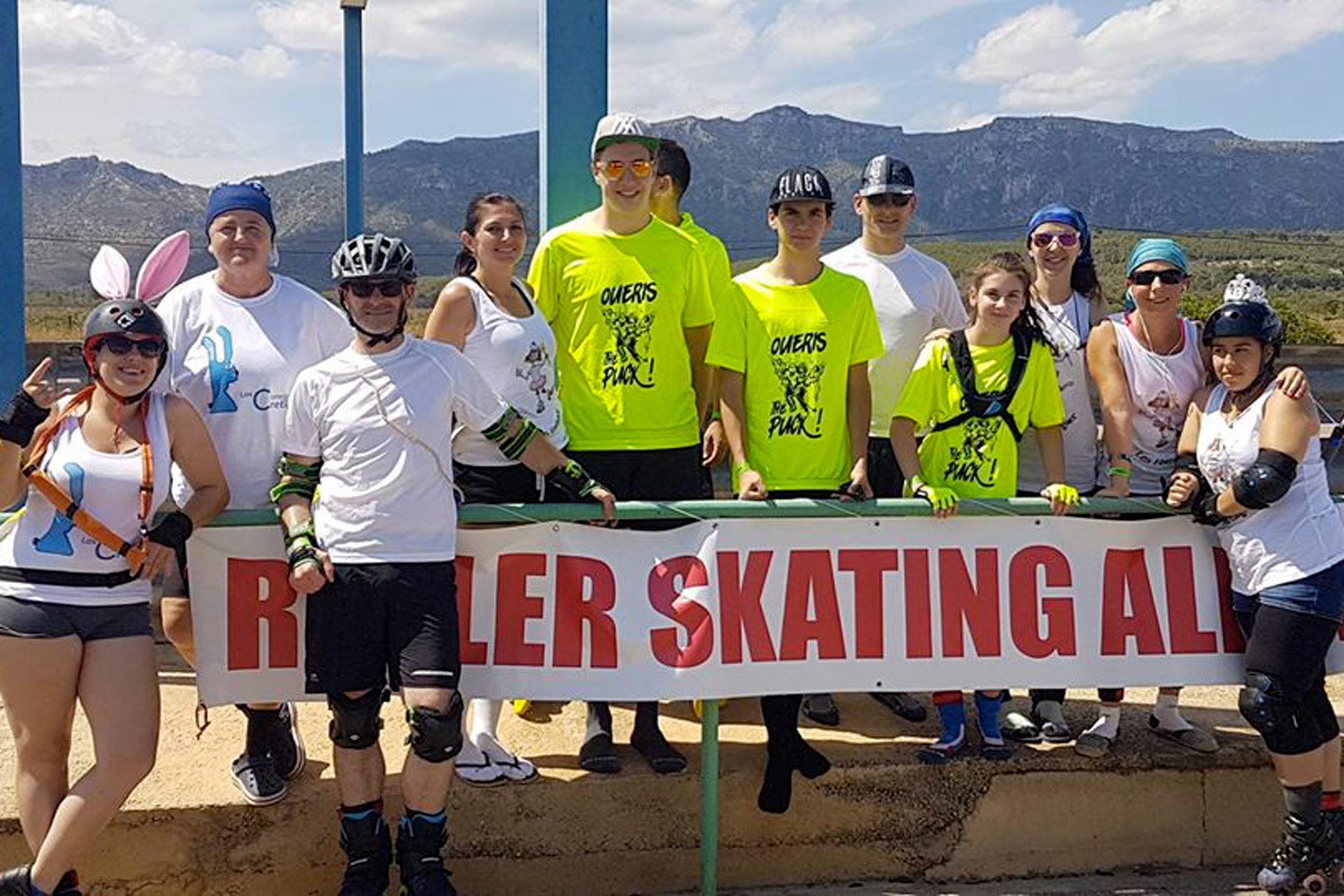 Les équipes du Roller Skating Alésien