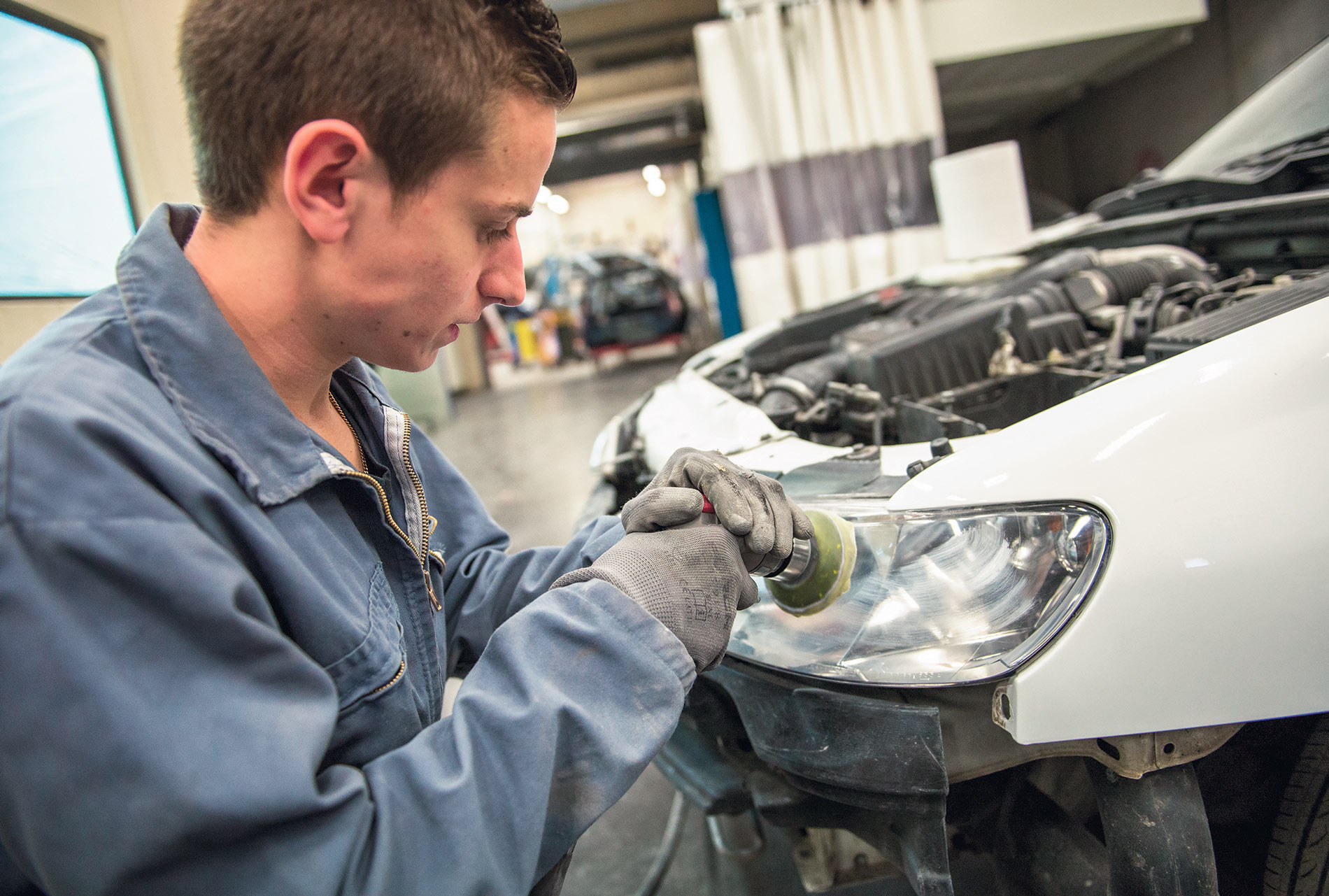 La carrosserie fait partie des formations les plus réputées du CFA d’Alès.