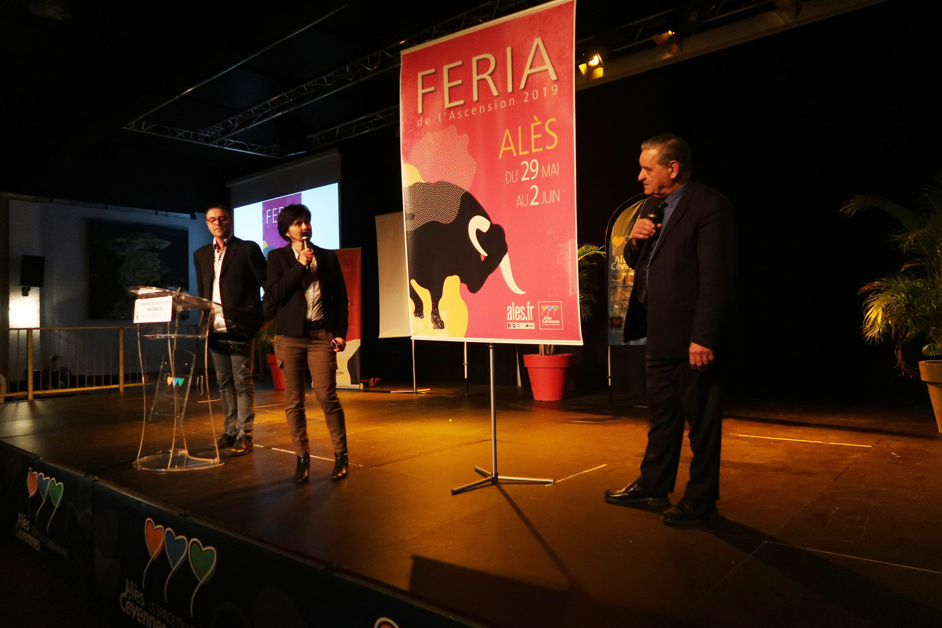 L’affiche 2019 a été dévoilée au public de l’Espace Alès-Cazot.
