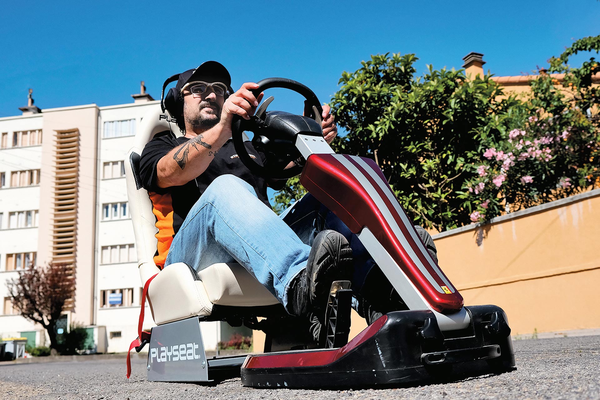 Olivier Costanzo est à la tête du team alésien VBR, n° 3 mondial des jeux de simulation de courses automobiles.