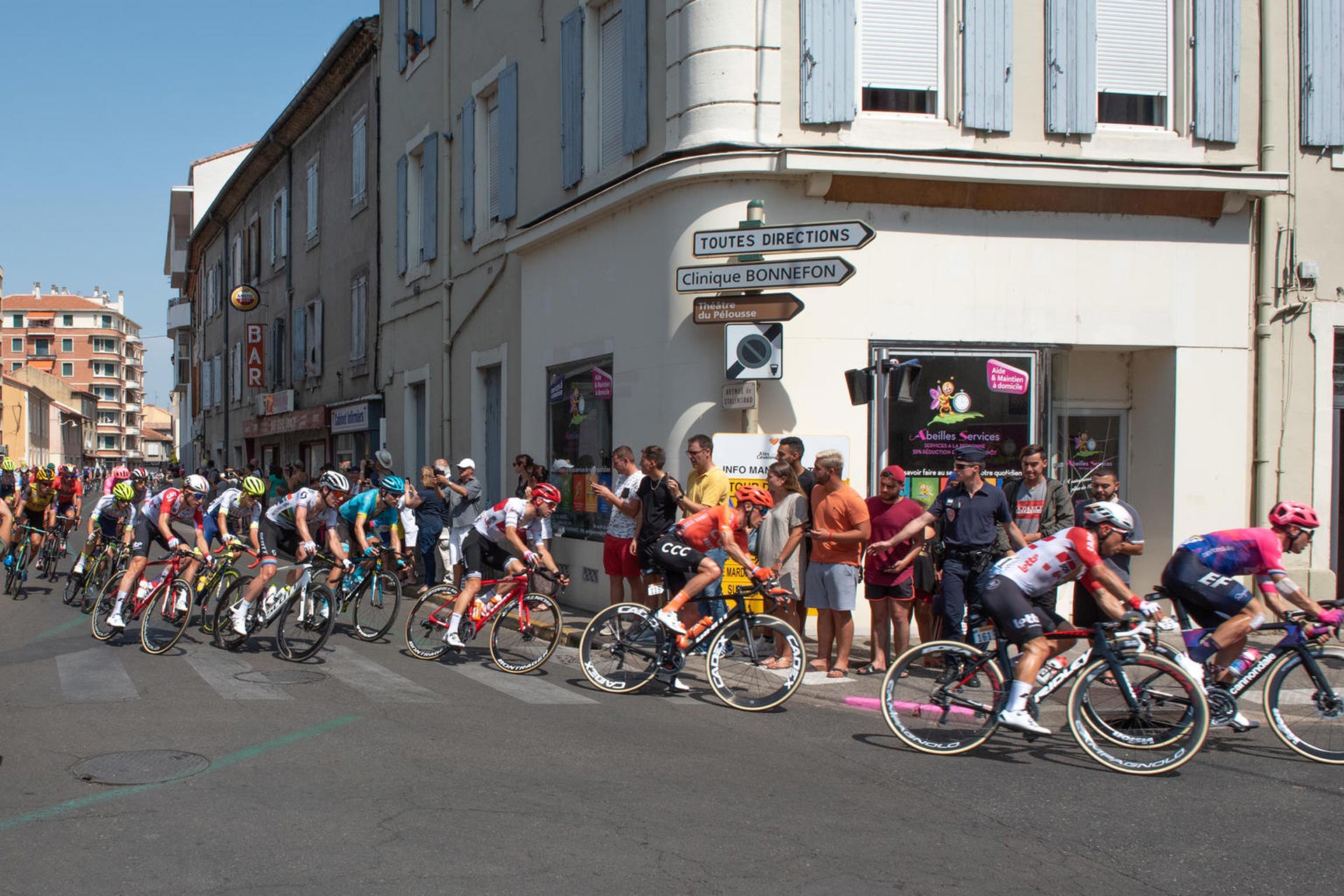 Les coureurs du Tour de France ont traversé Alès le mardi 23 juillet.