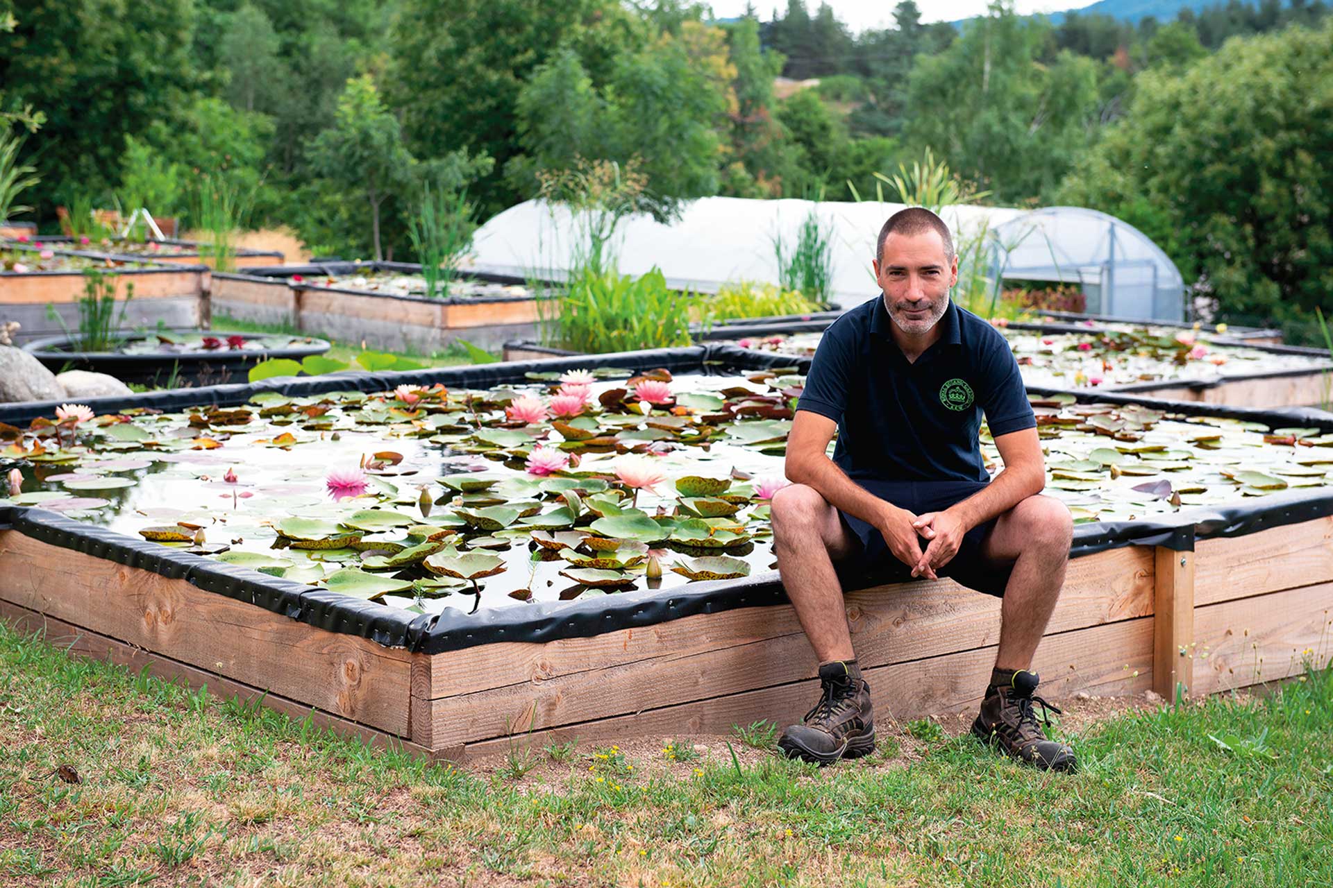 Il aura fallu deux ans de travail à Mathieu Egidio pour mener à bien son projet d’univers aquatique qui est à présent labellisé par le Parc national des Cévennes.
