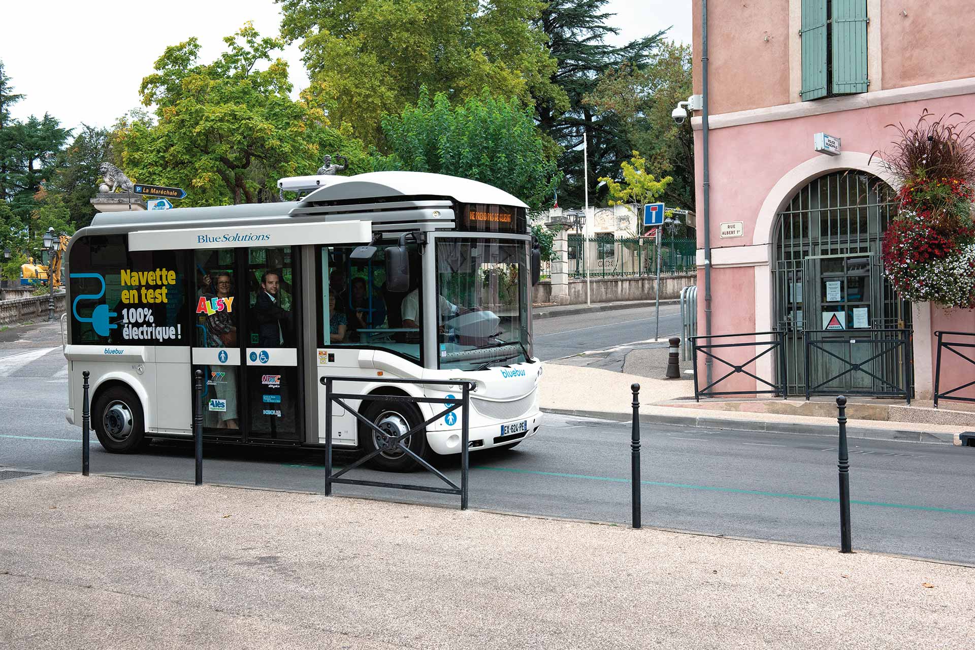 Testé fin septembre, le minibus électrique sera mis en circulation en février 2020 sur deux lignes Ales’Y du centre-ville d’Alès.