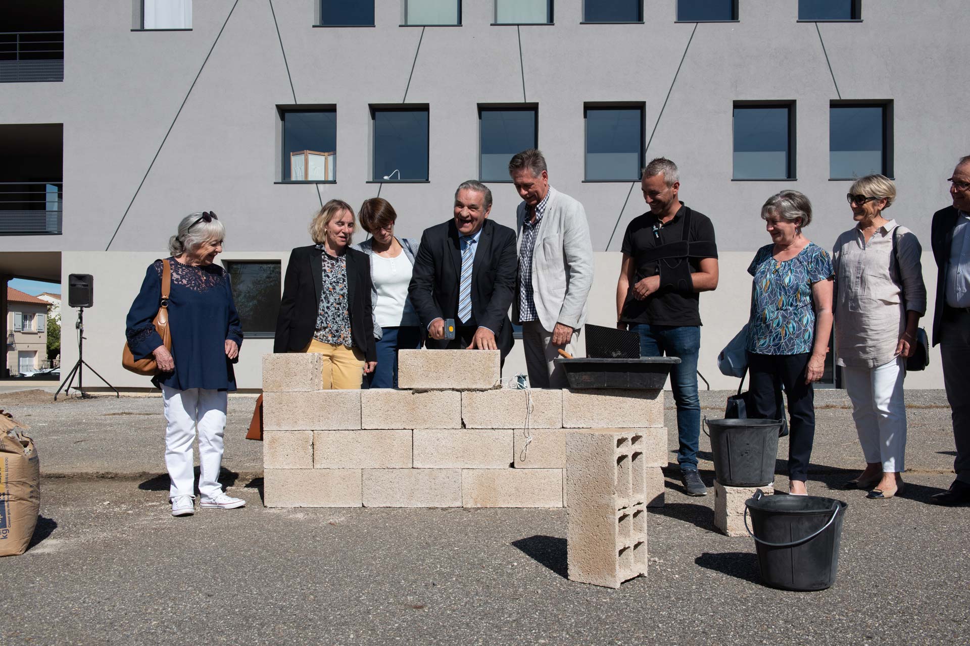 La première pierre du nouveau CAMSP a été posée le 26 septembre. Il sera directement relié à Innov’Santé, dans le quartier de Clavières, à Alès.