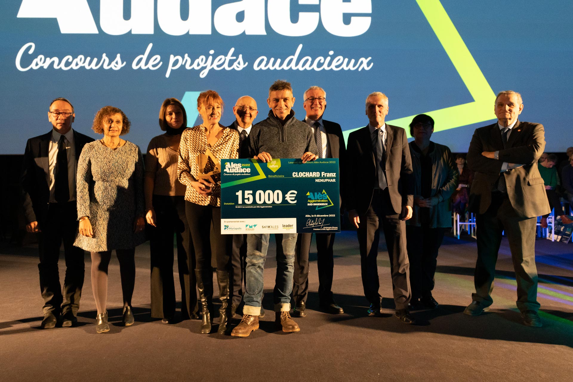 Les “nénuphars" de Franz Clochard ont été récompensés du premier prix Défi culture de ce concours.