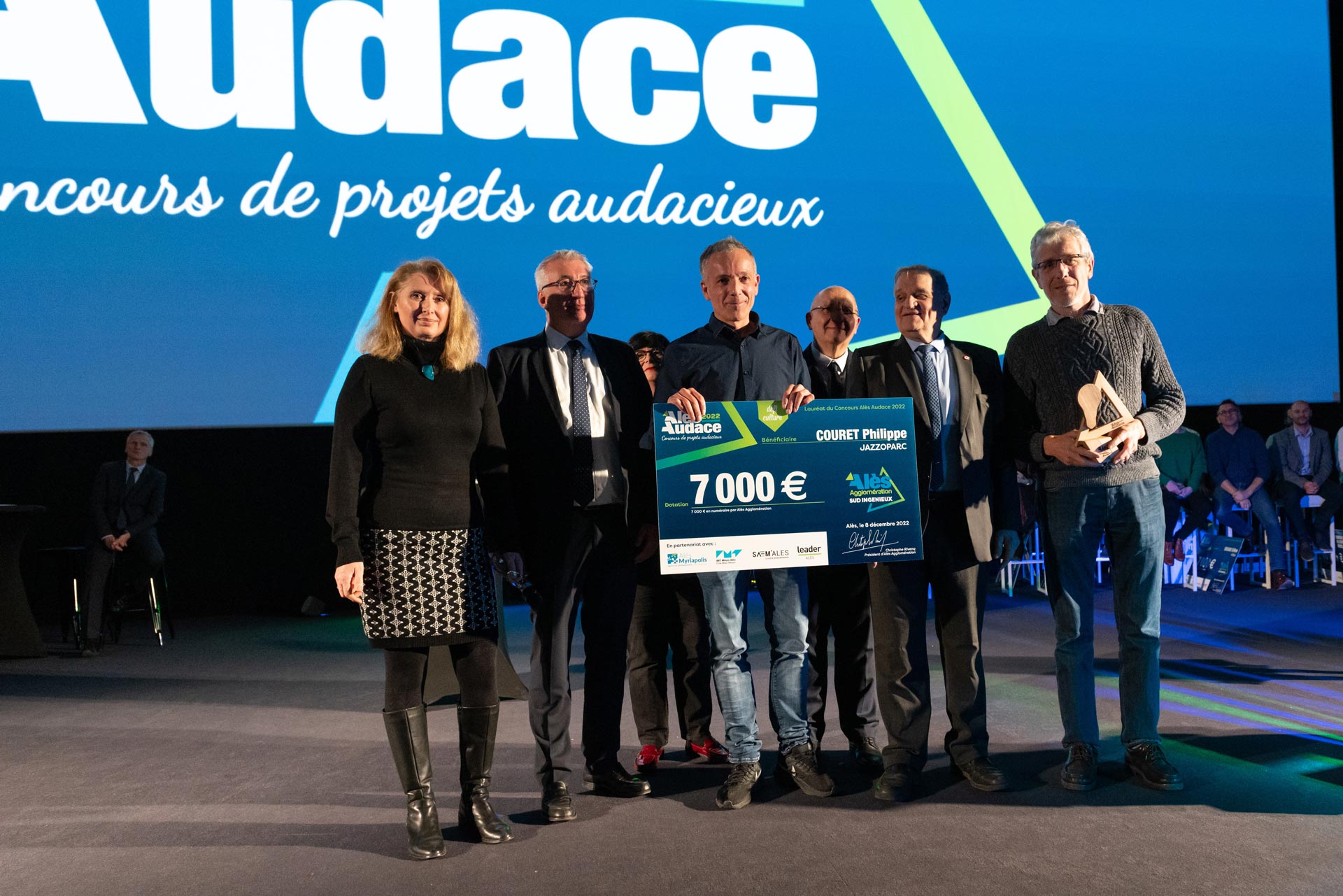 Le festival Jazzoparc et son créateur Philippe Couret ont été primé de la 2e place du Défi culture.