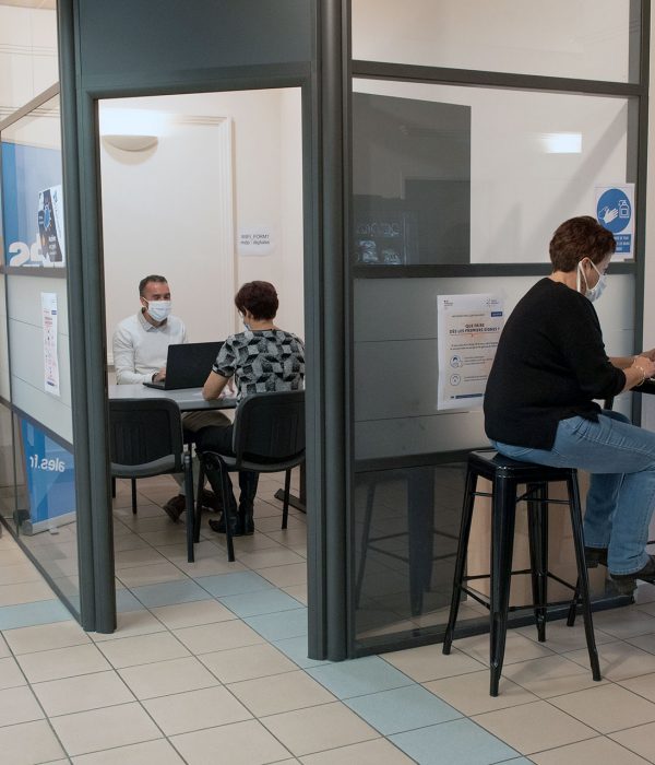 Digit’Alès dispose de huit postes d’accueil pour des télétravailleurs dont des box, de plus en plus sollicités.
